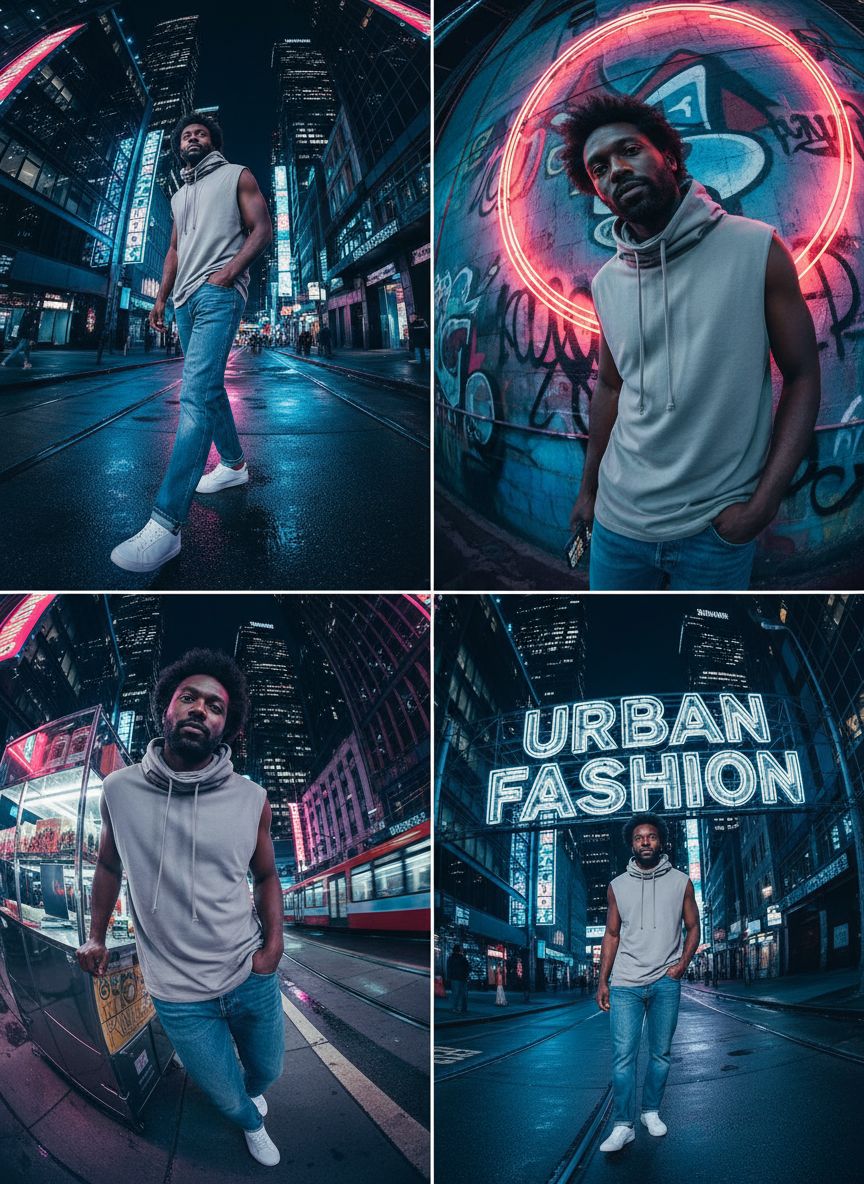 Street style AI generated result